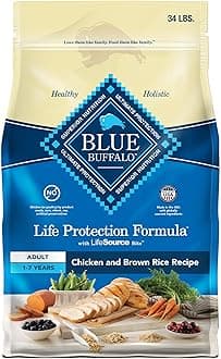 - Life Protection Formula Adult Dry Dog Food, Helps Build and Maintain Strong Muscles, Made with Natural Ingredients, Chicken & Brown Rice Recipe, 34-lb. Bag