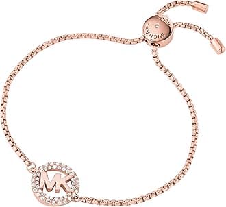 Michael Kors "Blush Rush Bead Bangle Bracelet, Stainless Steel