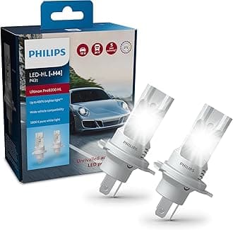 Philips automotive lighting Ultinon Pro9200 LED car headlight bulb (H4), +400%, 5.800K, set of 2