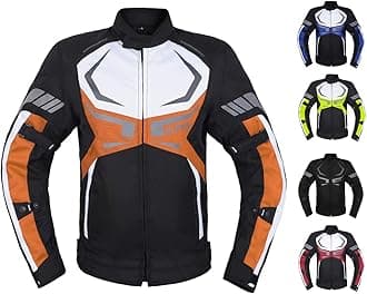 MOTORCYCLE JACKET MENS CE ARMORED BIKERS RIDING RACING WATERPROOF ALL SEASON JACKET
