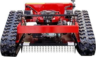 Intelligent Lawn Mower with Remote Control - Gas Powered & Track-driven, 7.5/HP, 30° Slope Capability, Ideal for Farms, Home Gardens, Orchards & Lawn Care