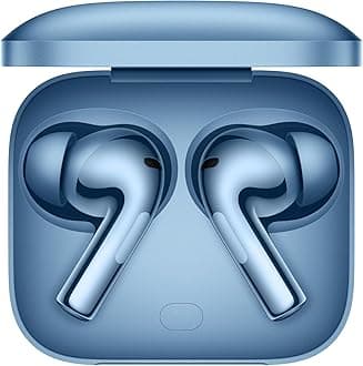 Buds 3, Splendid Blue, Deep Bass, ANC, Immersive Sound, Up to 44 Hours Playtime with Charging Case, Bluetooth 5.3