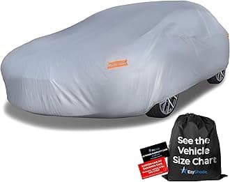 EzyShade 10-Layer Waterproof Sports Car Cover. See Vehicle Size-Chart for Accurate Fit. All Weather Full Outdoor Covers. Corvette Mustang Trans Am Classic Cars Sun Snow Rain. Size C4 (See SizeChart)