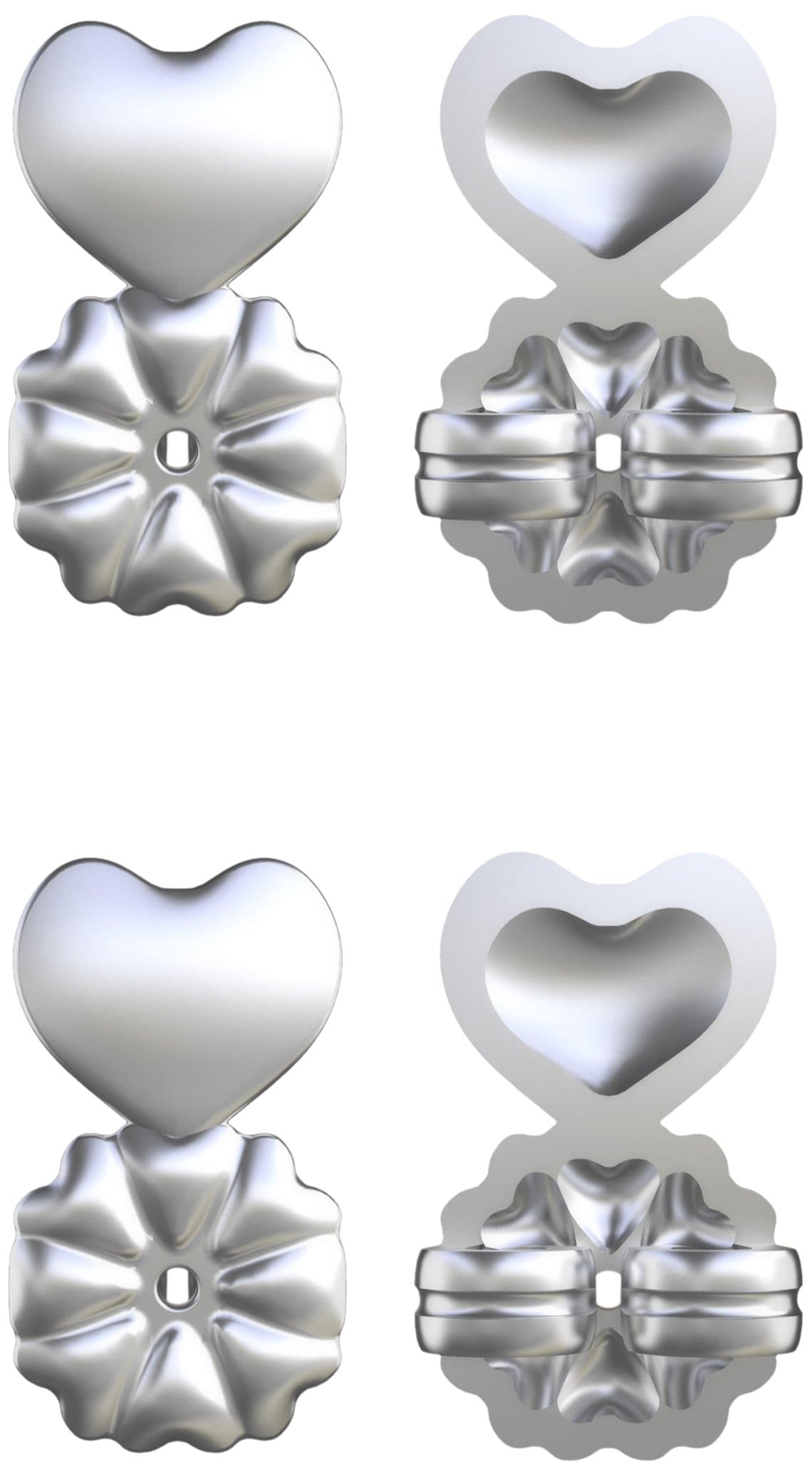 2 pair Platinum Plated