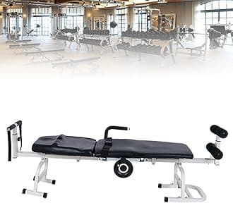 Back Stretcher Multifunctional Cervical Spine Stretcher Machine Neck Stretcher Cervical Traction Device Portable Body Stretching Device Equipment Therapy Massage Table for Cervical Spine
