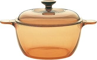 1.5 Litre Pyroceram Glass Cookpot with Glass Cover, Brown