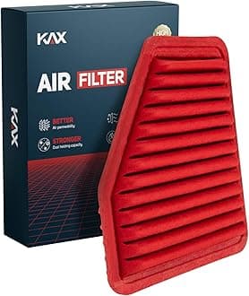 KAX Premium Engine Air Filter, CA10169 Replacement for Toyota Camry 2007-2011, Corolla 2009-2012, Avalon 2005-2012, Matrix 2009-2013, RAV4 2006-2012, Venza 2009-2015, ES350, Vibe, tC