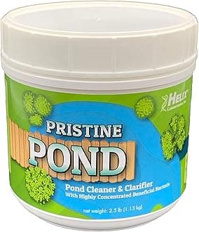 Pond Cleaner & Clarifier - Outdoor Pond Treatment to Remove Muck & Sludge w/Natural Pond Bacteria for Clear Water in Outdoor Ponds, Safe for Live Koi Fish & Water Plants, 2.5lbs, Treats 237k Gallons