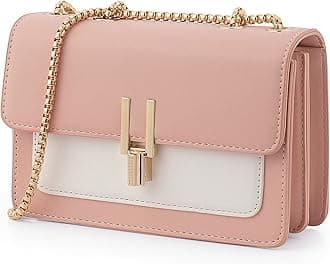 Colorblock Faux Leather Crossbody Bags for Women Medium Size, Cross Body Purse Satchel Shoulder Bag Cute Designer Handbags
