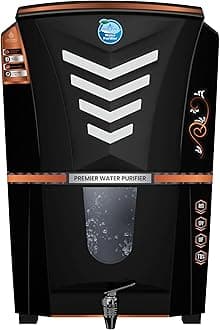 Aquadpure Copper +Alkaline RO Water Purifier with RO, UV, UF, TDS Adjuster 12L | 8 Stage Purification | Suitable for all type water supply (A128 Siron Silver Zinc RO)