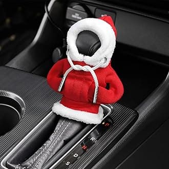 Hoodie Car Gear Shift Cover, Christmas Car Decor Gear Shift Knob Cover for Manual/Automatic Shift Knob, Car Interior Accessories Universal Fit Hoodie Gear Shift Cover