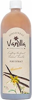 100% Natural Premium Vanilla Extract Liquid for Baking, Desserts, Whipped Cream & Frosting - 1 Kg (Pack of 1)