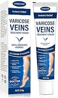 Varicose Veins Treatment for Legs, Varicose Veins Cream - Improves Blood Circulation and Reduces Heaviness