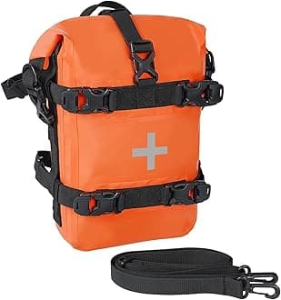 tacxmotorrad 8L Motorcycle Waterproof Tail Bag Motorcycle Bumper Bag Motor Travel Luggage Motor Pannier Bag Motorbike Rear Rack Trunk Storage Bag(ORANGE, 8L)