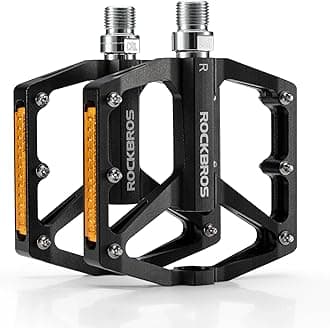 Mountain Bike Pedals MTB Pedals Bicycle Flat Pedals Aluminum 9/16" Sealed Bearing Lightweight Platform for Road Mountain BMX MTB Bike