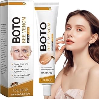 Bee Venom Wrinkle Removal Cream,Bee Venom Cream,Anti Wrinkle Face Moisturizer for Face,Bee Venom Anti Wrinkle Cream,Anti Aging Skin Tightening Cream for Face,Bee Venom Skin Firming Body Cream