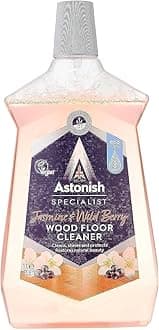 Astonish Specialist Wood Floor Cleaner Jasmine & Wild Berry, 1L | Cleans, Shines, Protects and Restores Natural Beauty