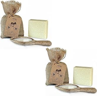 Dr.Ancient Donkey Milk Soap Bar Organic Natural Traditional Handmade Antique - Anti Ageing, Moisturizer - Absolutely No Chemicals! Pure Natural Soaps! 5 Ounce (Pack of 2)