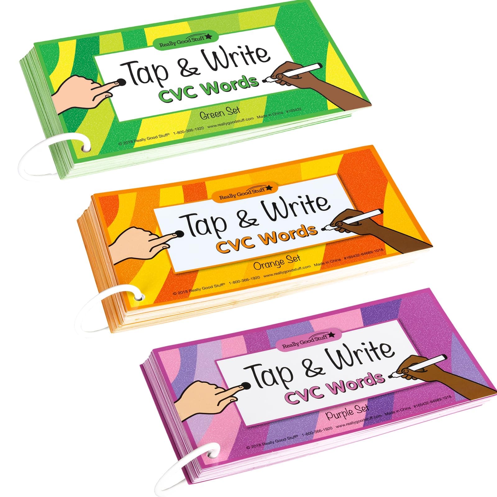 Tap and Write CVC Words - 120 Cards