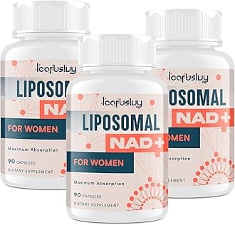 2000MG NAD Supplements for Women, NMN Alternative, Female Liposomal NAD+, with Ashwagandha, Berberine HCL, Ginkgo Biloba & Black Cohosh - Menopause, Brain, Metabolism & Energy Support*, 270 Capsules