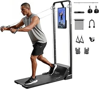 - Speediance Gym Monster Smart Home Gym, Multifunctional Strength Training Machine, Smith Machine Power Cage Workout Station, Squat Rack Cable Machine, Full Body Fitness Equipment for Home Workout