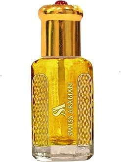 Swiss Arabian Ghadeer 12mL | Artisanal Hand Crafted Perfume Oil Fragrance for Women | Traditional Attar Style Cologne | by Perfumer | Great Gift/Party Favors | Pocket Size Body Oil