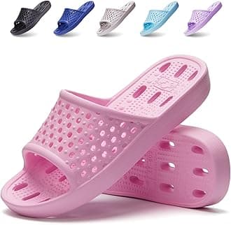 Xomiboe Shower Slippers Quick Dry Non-Slip Comfortable Shower Slippers for Men Women