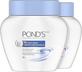 Ponds Dry Skin Cream Facial Moisturizer 10.1 Ounce Jar (Pack of 2)