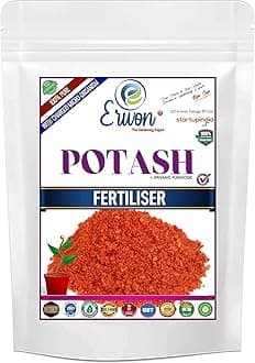 Erwon Potash Fertilizer, Pure, Premium Powerful Fertilizer For Overall Growth Of Plants (1800 Gm), Granules