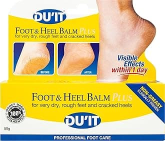 DUIT Foot & Heel Balm Plus 50ml to eradicate the stubborn cases of dry, rough, cracked & hard thickened skin, made in Australia