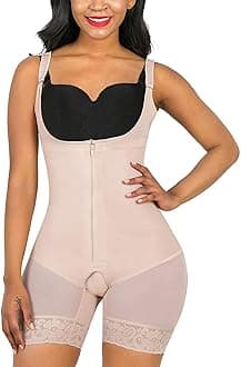 Women Bodysuits, SYOSI Beige Shapewear for Women Body Shaper Slimming Shapewear Flat Stomach Corset Shaping Panties