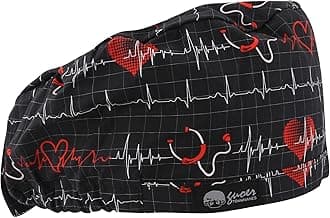 Elastic buckle scrub cap