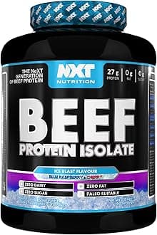 NXT Beef Protein Isolate Blue Raspberry & Cherry Ice Blast 1.8kg 60 Servings