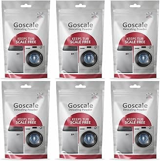 L G Washing Machine Cleaner Descaler Powder Descaling Appliance Quick Drum Descale Deep Cleaning for Semi and Fully Automatic Front and Top Load Tub Clean Pouches 100g (Packet Of 6) (G-6)