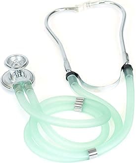 DS-9295-FS 30" Sprague Rappaport Style Stethoscope for Doctors, Nurses and Medical Students, First Aid Professional Dual Head Cardiology Kit for Men, Women and Pediatric, Frosted Seabreeze