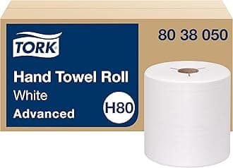 Paper Hand Towel Roll White H80, Advanced, High Absorbency, 6 Rolls x 800 ft, 8038050