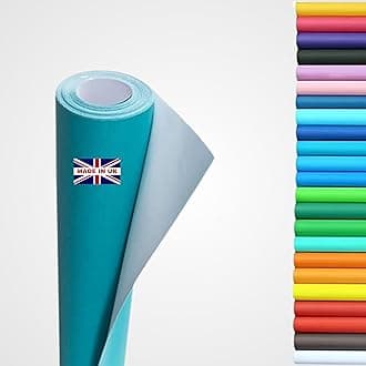 Wrapping Paper roll, Large Display Poster Paper Roll, Backing Paper 10m x 76cm - 80gsm Art, School Craft, Packing, Table Runner, Notice Boards, Drawing, Painting, Backdrop, Kraft Paper. (Turquoise)
