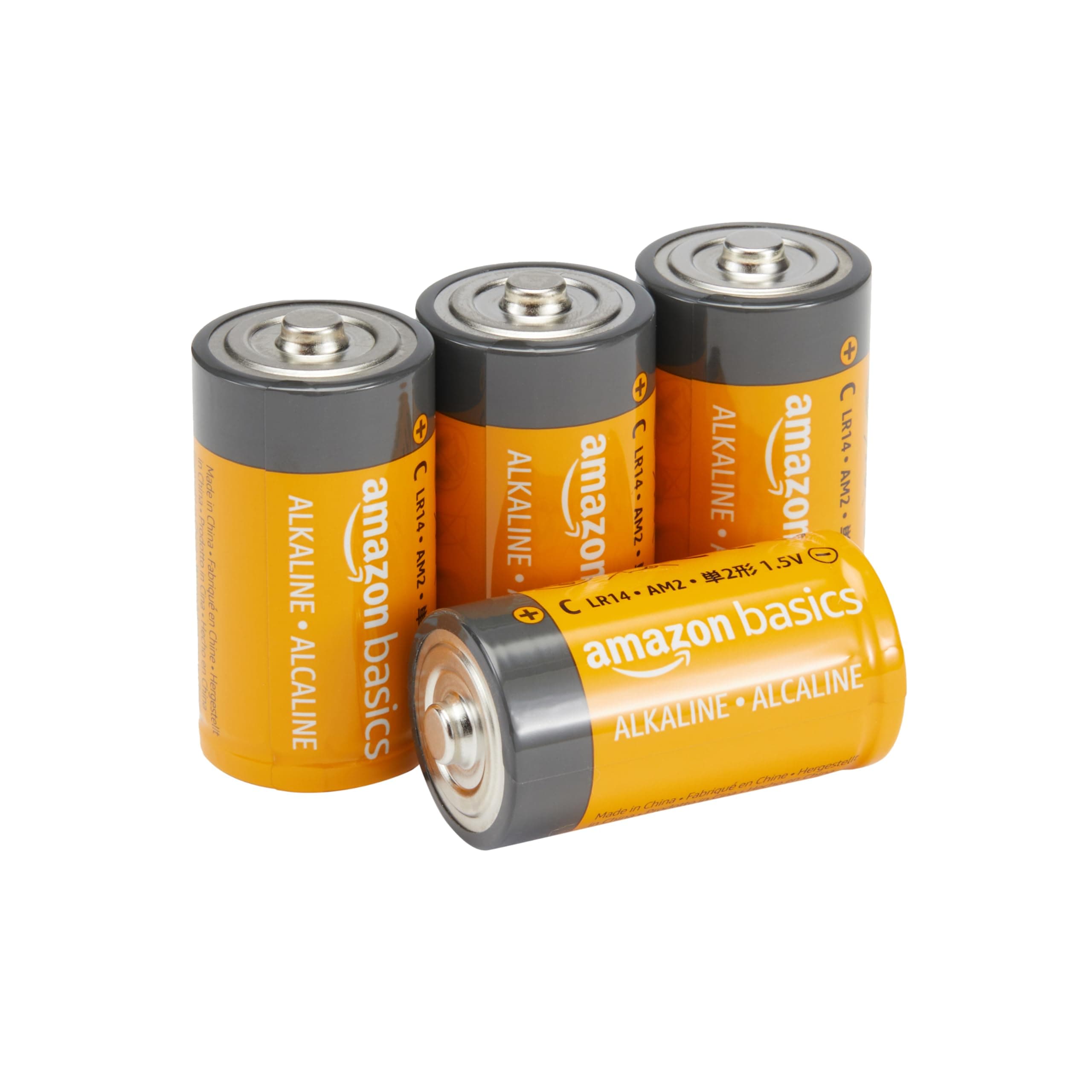 Amazon Basics AA Alkaline Batteries, 4 x 1.5V, Shelf Life: 5 Years