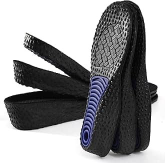 Height Increase Insole Arch Support Elastic Shock Absorbing Sports Shoe Insoles, Heel Lift Inserts Elevator Insoles for Men & Women (1.5cm-Black, Women UK 4.5-6)