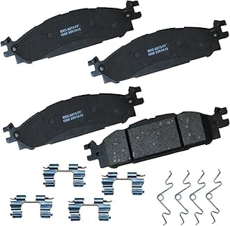 Bendix Premium SBC1508 Ceramic Front Brake Pads for Ford Explorer 2019-2011, Flex 2019-2009, Taurus 2019-2010, Lincoln MKS 2012-2009, MKT 2019-2010