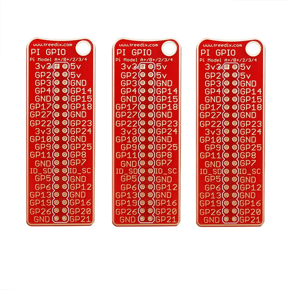 3pcs GPIO Reference Board Pinout Plus Compatible with Raspberry Pi A+, B+, 2, 3, 4