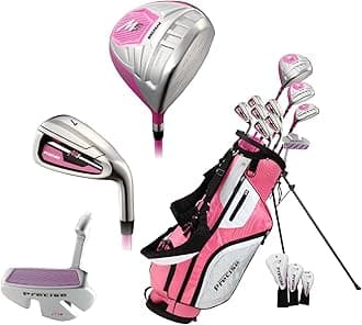 PRECISE Pink Left Handed M5 Golf Club Set