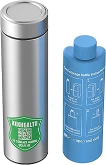 60H Insulin Cooler Travel Case, Insulin Pens Case, Medicine Cool Bag with QR Medical Travel Tag, EpiPen Carry Case Diabetic Travel Kits with Biogel Ice Pack, TSA Approved (Silver)