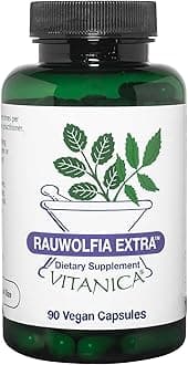 Vitanica Rauwolfia Extra, Cardiovascular Support Supplement, Vegan, 90 Capsules