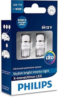 PHILIPS12799I60X2 X-tremeUltinon LED Interior car Light W5W T10 6000K 12V, Set of 2, Set of 2