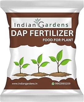 - Indian Gardens - Bio DAP Fertilizer for All Purpose Home Plants & Gardening Purpose 100% Water Soluble Fertilizer - 4500 Grams