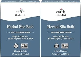 Earth Mama Set of 6 Organic Bath Baths for Pregnancy and Postpartum