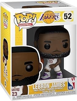 Funko Pop! NBA: Lakers - Lebron LeBron James - (White Uniform) - Collectable Vinyl Figure - Gift Idea - Official Merchandise - Toys for Kids & Adults - Sports Fans - Model Figure for Collectors