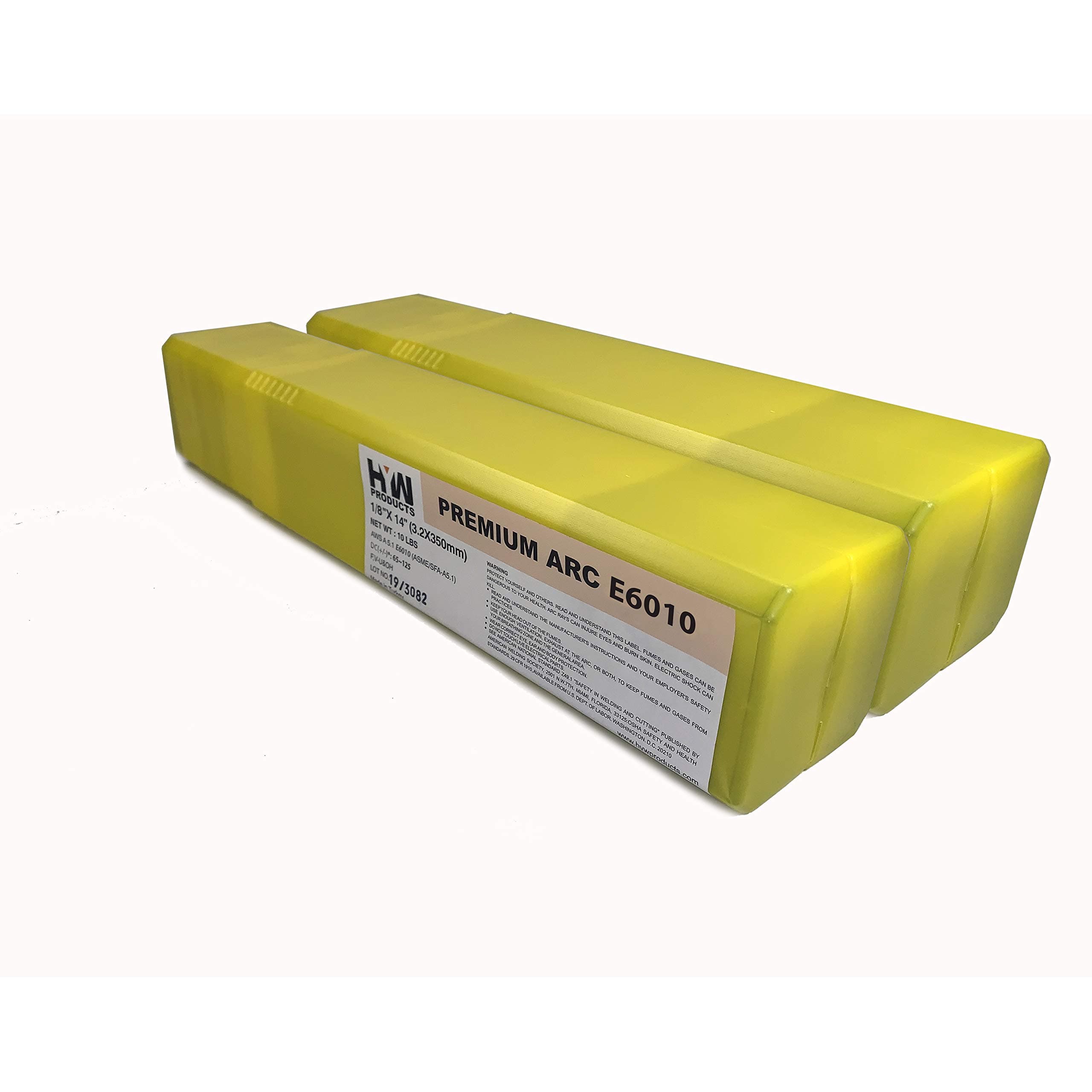 E6010 Preminum Arc Stick Electrodes Welding Rods 3/32" 1/8" 5/32" 10 lb 2-pk (2-pk 3/32")