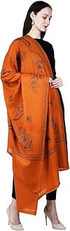 SWI WITH LABELWomen's Kashmiri Hand Embroidered Pure Wool Shawl